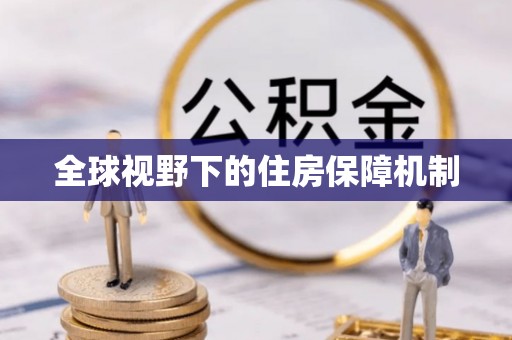 固阳全球视野下的住房保障机制