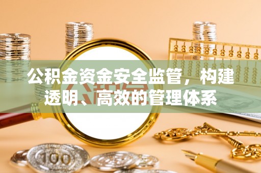 固阳公积金资金安全监管，构建透明、高效的管理体系